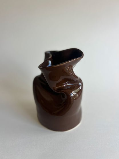 Wave Vase | Chocolate | Medium